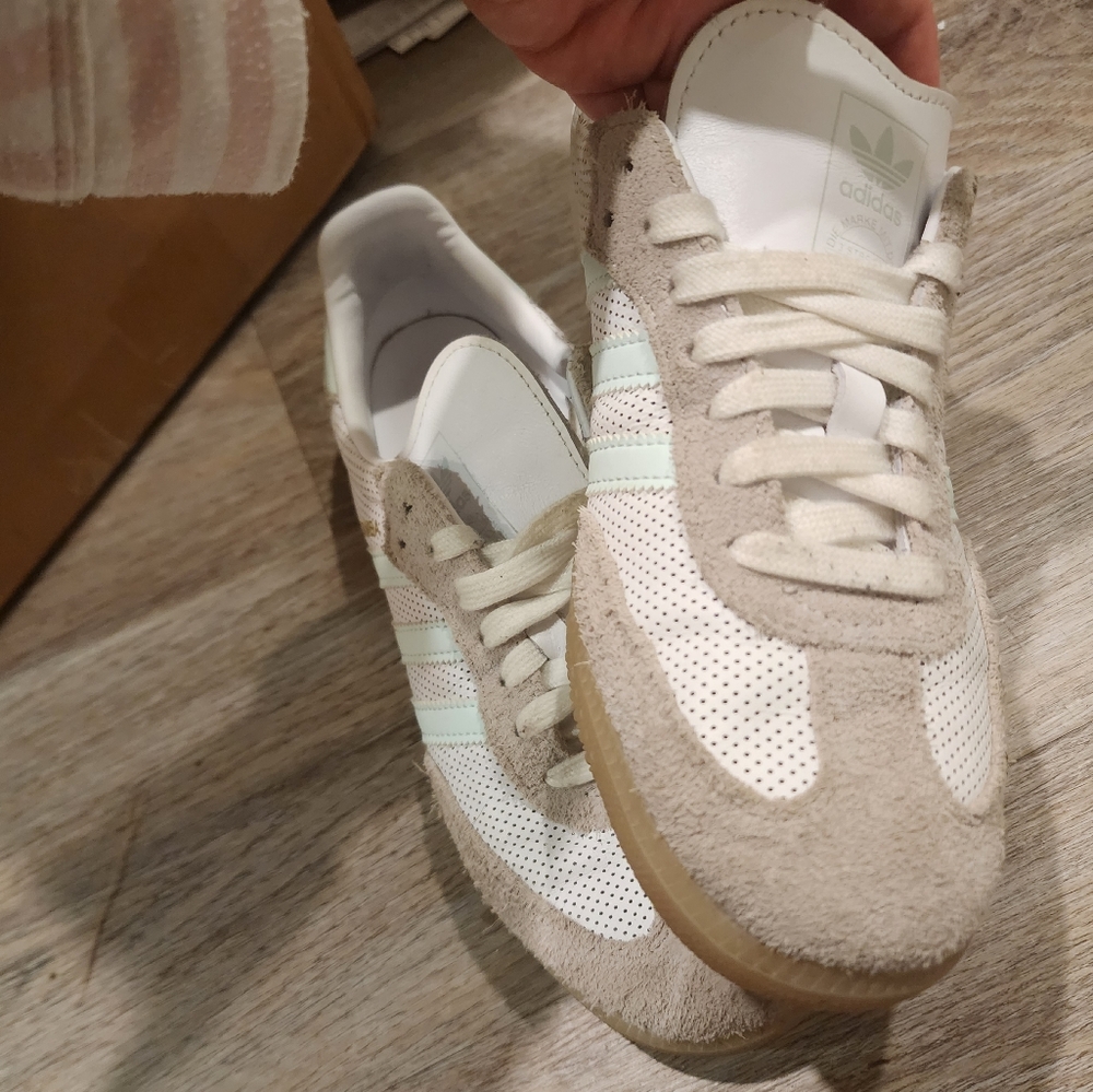 Adidas samba OG white mint gray